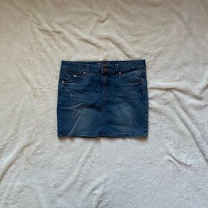 guess jean skirt